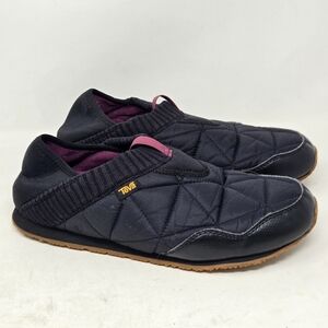 TEVA Women’s Size 10 Re Ember Moc Slip On Slipper Sneaker Black 1018225